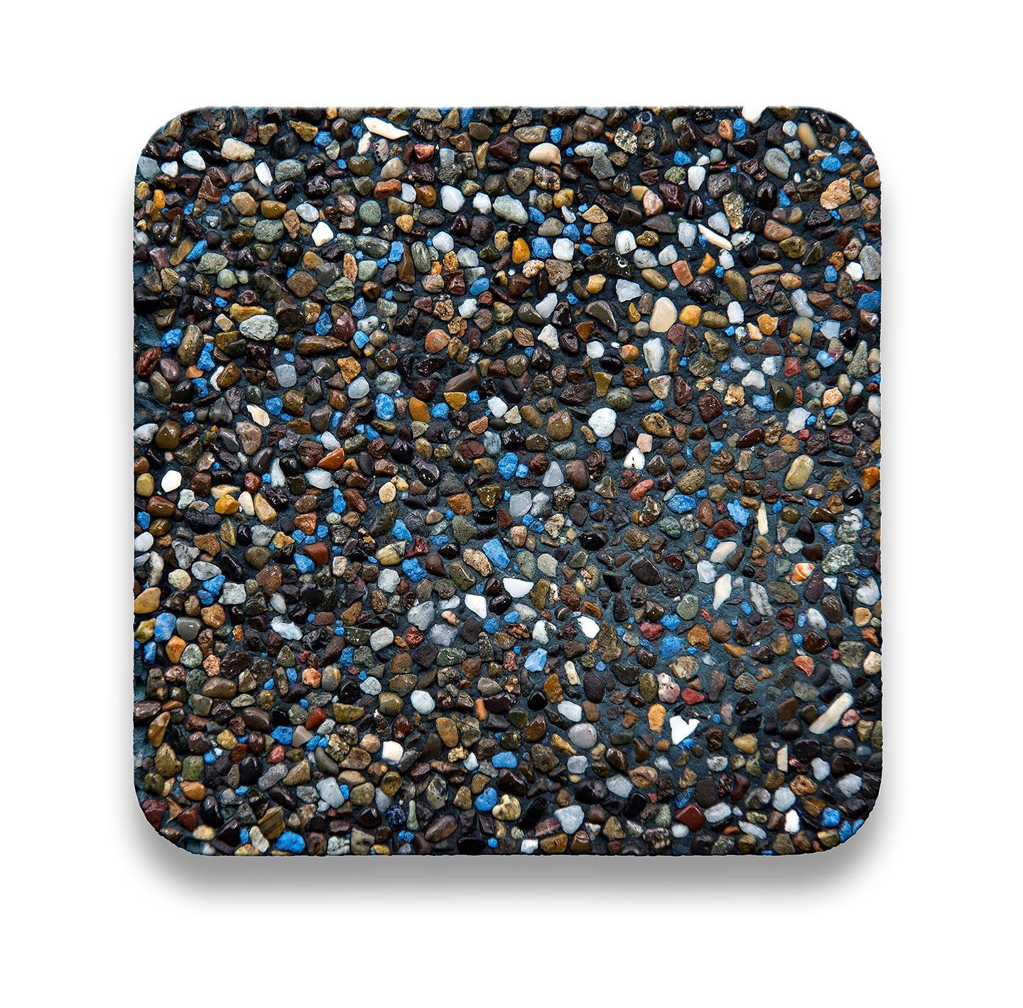 Midnight Blue PebbleTec — texture swatch detail